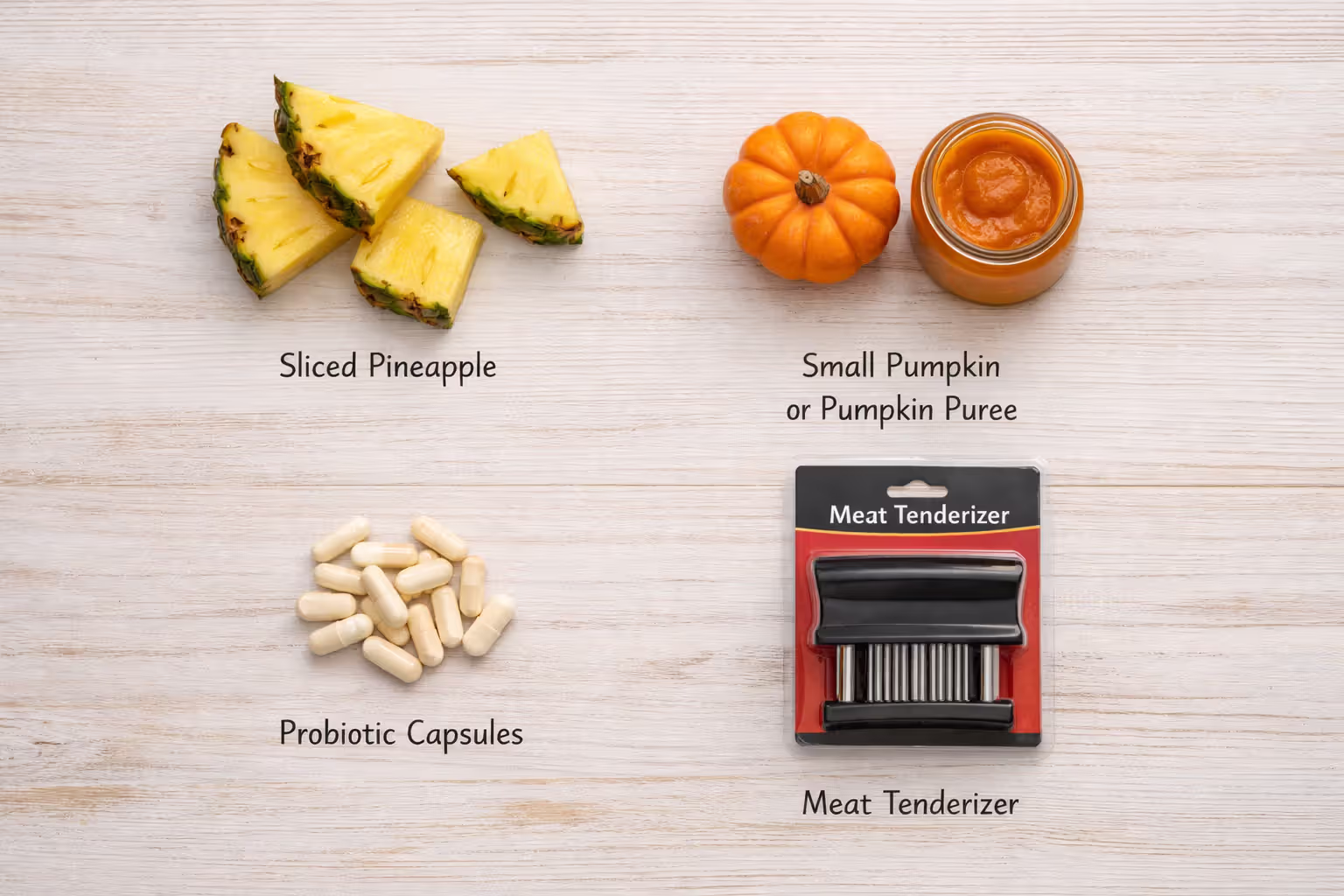 Natural supplements and foods used to deter coprophagia in dogs